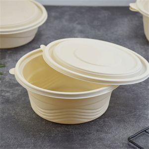 Bowls Biodegradable Disposable Plastic Bowl And Lid Rice