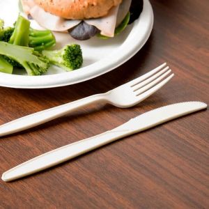 plastic forks friendly disposable utensils eco cutlery