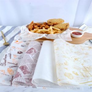 Biodegradable Wrapping Paper Food Wrappers Custom