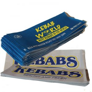 Bottom Kraft Paper Bag Foil Hot Dog Printed Food Bags