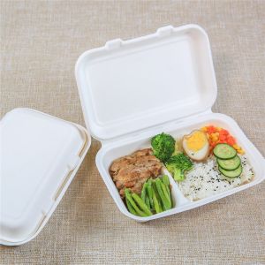 Sugarcane Clamshell Pricelist Tray Bagasse Biodegradable