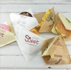Paper Bag Popcorn Small White Bags Washable Sandwich