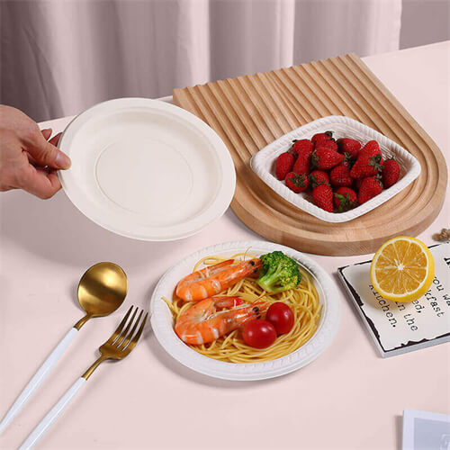 Cornstarch plate