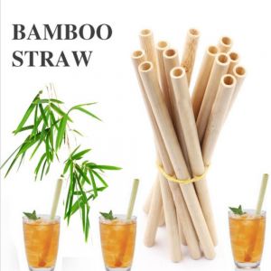 Fiber Drinking Straws In Bulk Wholesale Natural Straw With Cleaning Brush