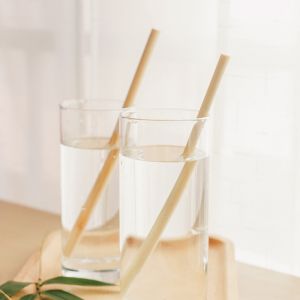100% Biodegradable Straws Eco Disposable Drinking Straw Food Grade Reusable