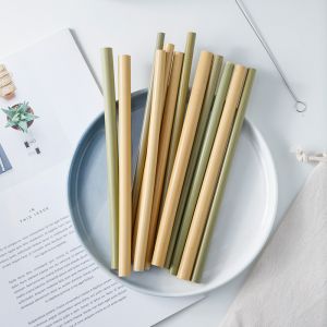 Fiber Straw Drinking Cutlery Set Bar And Restaurant Use Drinkig Natural Reusable Straws