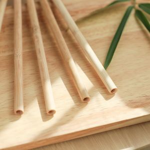 2021 Standard Natural Color Straw Biodegradable Drinking Reusable Straws