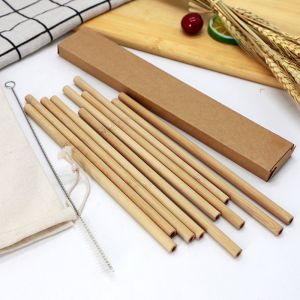 Straw 100% Biodegradable Disposable Drinking Straws With Size 20Cm Private