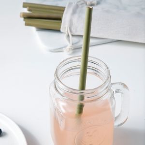 Straw Set Of 3 Straws Straight Style Reusable Drinking