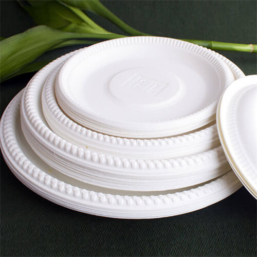 Cornstarch plate