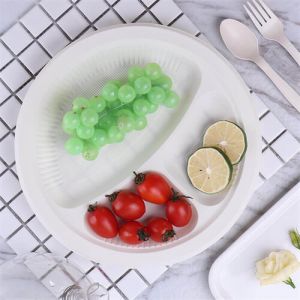 Chinese Food Container Plate Microwavable Disposable Plates 8 Salad