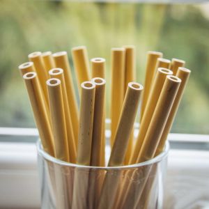 Straw With Print Logo And Brush Eco Friendly Reusable Drinking Straws Manufacturer
