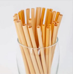 Biodegradable Reed Fiber Straw Natural Straws Eco With 100% Grass Material