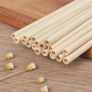 Peeled Straws With Brush Natral Drink Straw For Adult