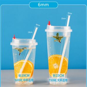 Composable White Pla Straw Ecological Alternative To Plastic Straws Biodegradable