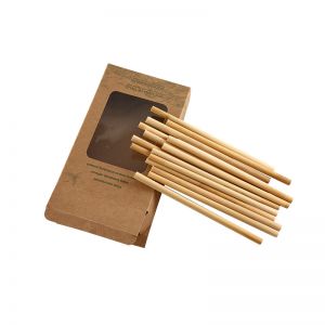 Disposable Reed Straws Straw With Logo And Special Package Grass Set