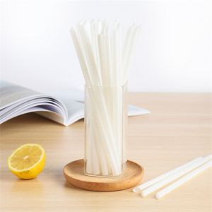 200Mm Pla Straw Compostable Straws Milk Tea Plastic