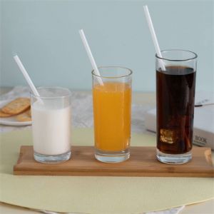 Colored Drinking Bendy Pla Straw Disposable Sraw Biodegradable Straws