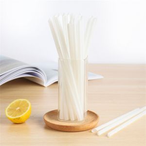 Biodegradable Compostable Bendable Pla Straw Paper Packaging Individually Packaged Straws