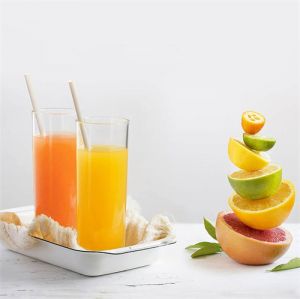 Biodegradable Plastic Straw Drinking Pla Straws With Paper Wrap Juice