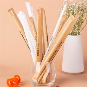 Biodegradable Compostable Custom Printed Pla Straw Eco Plant Straws