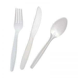 Biodegradable Soup Spoon China Cornstarch Cutlery Compostable Fork