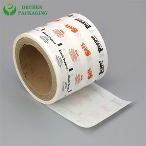 Art Sandwich Wrap Wax Coating Poly Coated Paper For Salt Pepper Brown Sugar Sachet With Logo