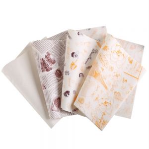 colored wax paper for food