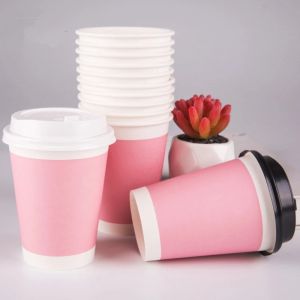Coffe Cups For Juice Embossed Paper Cup