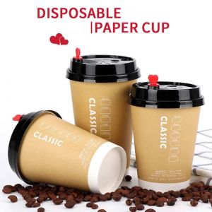 Ripple Custom Cups Coffee Paper Cup Double Wall