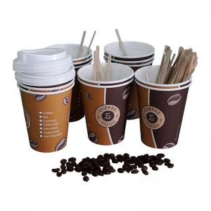 Logo And Coffee Cups Disposable Paper Tea Cup