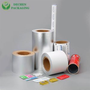 Aluminum Aluminium Foil Laminated Paper For Butter Paper Chips Can Alcohol Prep Pad Spice Chewing Gum Ice Cream Cone Wrapping