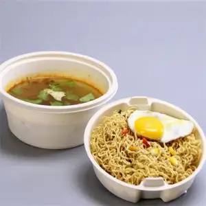 Biodegradable Eco Friendly Bowls - Disposable Food Grade Plastic Soup Bowls