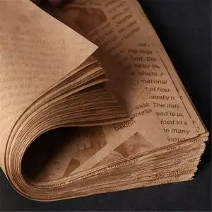 18 x 18 inch Natural Food Wrapping Paper 18 x 18 inch Natural Food Wrapping Paper