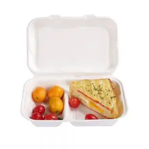 Green 2 Go EarthChoice Bagasse Blend Paper White Rectangular Utility Container Green 2 Go EarthChoice Bagasse Blend Paper White Rectangular Utility Container