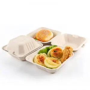 Wholesale Restaurant Supply Store Sugarcane Food Containers &amp; Clamshell