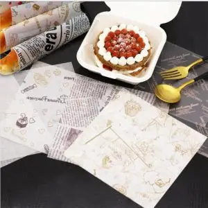 Wax Wrapping Paper Newspaper Printed Food Wrap Wax Wrapping Paper Newspaper Printed Food Wrap