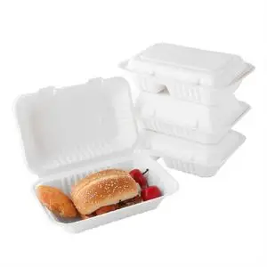 Biodegradable Disposable Food Clamshell / 3 & 5 Compartments Food Box/Tray Biodegradable Disposable Food Clamshell / 3 & 5 Compartments Food Box/Tray
