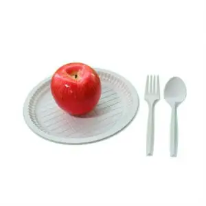 Platos Cuadrados Desechables para Ensalada – Ecológicos y Biodegradables para Bodas