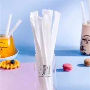 Compostable PLA Straw Environment Friendly Drinking Straws for Bubble Tea