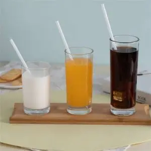 Colored Drinking Bendy Pla Straw Disposable Straw Biodegradable Straws