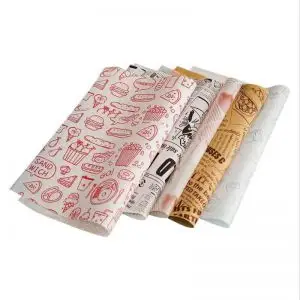 Custom Printed Wax Paper & No Wax Deli Paper for Food Packaging Custom Printed Wax Paper & No Wax Deli Paper for Food Packaging
