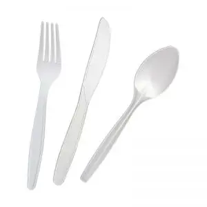 Biodegradable Soup Spoon China Cornstarch Cutlery Compostable Fork