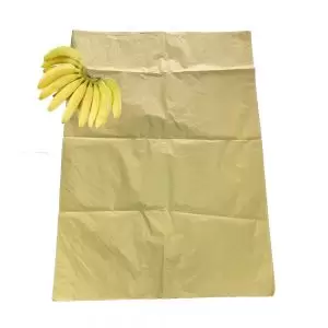Bolsa de Papel de Pulpa de Madera Color Blanco Banana para Protección de Uvas contra Plagas
