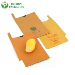Les fruits couvrent le sac de grenade de sacs de protection de Brown pour l'emballage et la culture de fruits