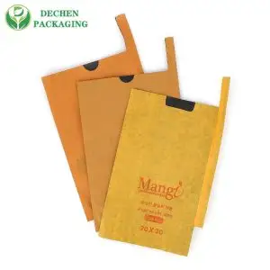 Foldable Bag Wax Food Grade Paper Fruit Protect Bags Foldable Bag Wax Food Grade Paper Fruit Protect Bags