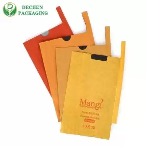 Bolsa de papel recubierta para protección solar de uva, pera y pitahaya