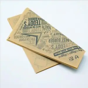 Hamburger Wrapping Paper Hamburger Wrapping Paper