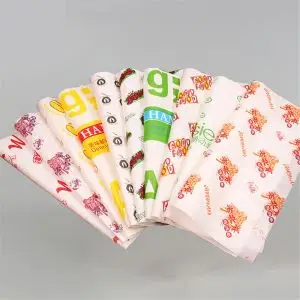 Custom Burger Wrapping Paper Custom Burger Wrapping Paper
