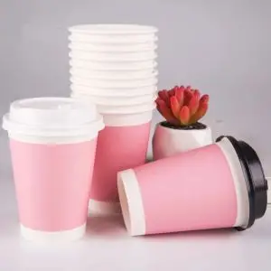 Coffee Cups For Juice Embossed Paper Cup